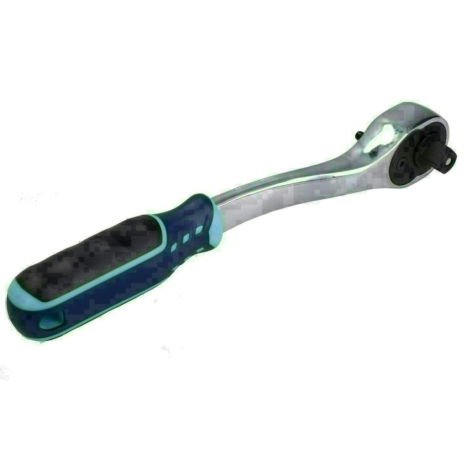 image 1 of Extra Fine 90 Teeth Professional Ratchet 3/8" Drive Quick Release Socket Soft Grip