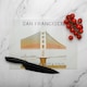 image 2 of San Francisco Glass Chopping Board | Multi