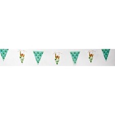 Llama Party Plastic Flag Bunting 230cm