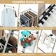 image 8 of COSTWAY Clothes Drying Rack Gullwing Style Rack