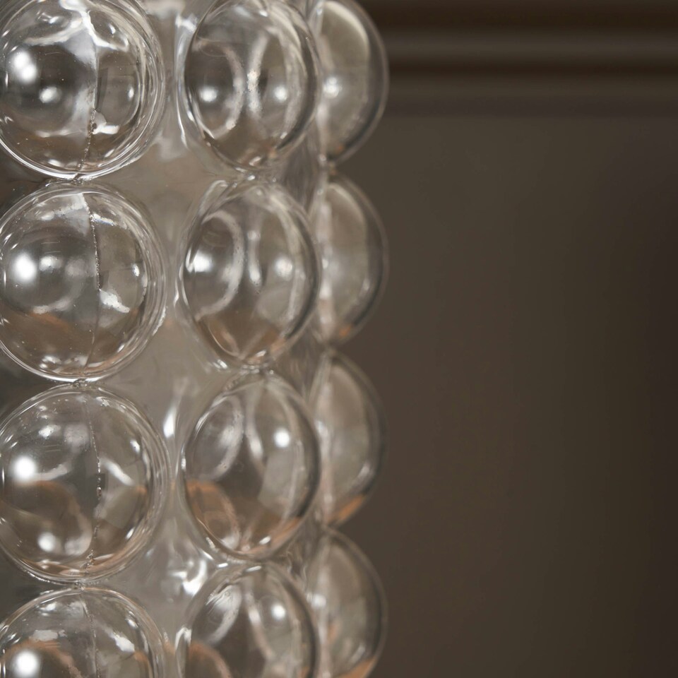 image 1 of BHS Medium Bobble Glass Vase, Clear