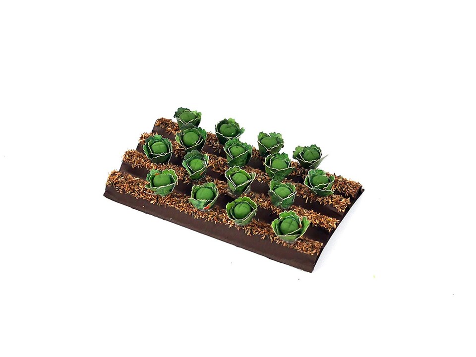 Gaugemaster Scenics White Cabbage Plants (16)