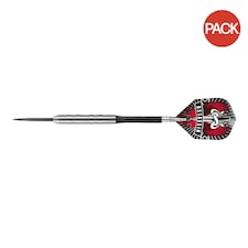 Harrows Assassin Tungsten Darts (Pack of 3) - Silver/Black - 28g | Multi