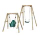 image 1 of Plum® Wooden Growing Swing Set