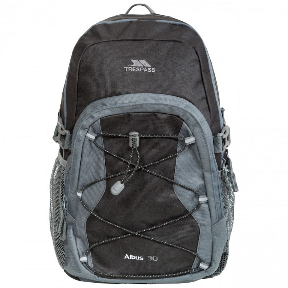 image 1 of Trespass Albus 30 Litre Casual Rucksack/Backpack | Grey | Ash | One Size | 1