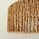 image 3 of ValueLights Elcano Woven Rope Lamp Shade and Filament Bulb Brown