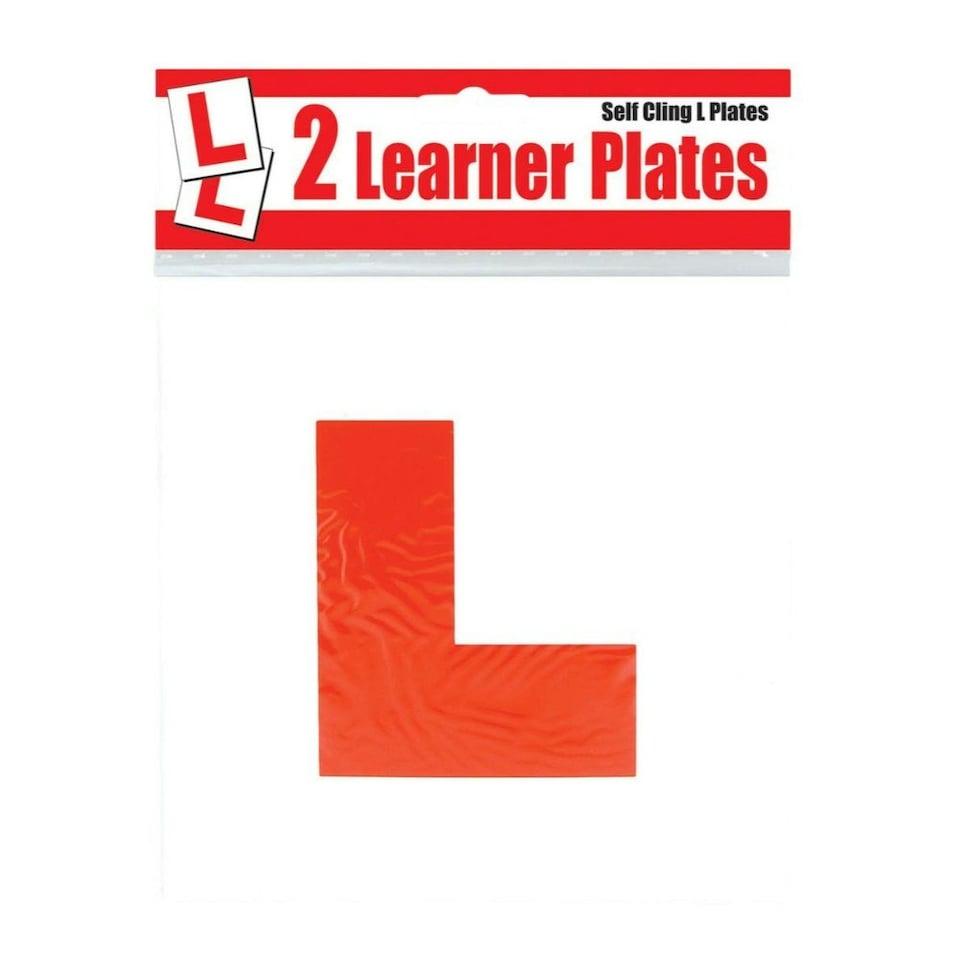image 1 of Self Cling L Plates 2 Learner Plates