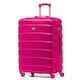 image 1 of Flight Knight 25" 4 Wheel ABS Hard Case Medium Suitcase 100+ Airlines Approved - easyJet, British Airways, Ryanair, Jet2, Emirates & Many More - Check-in | Pink | Pink | Medium