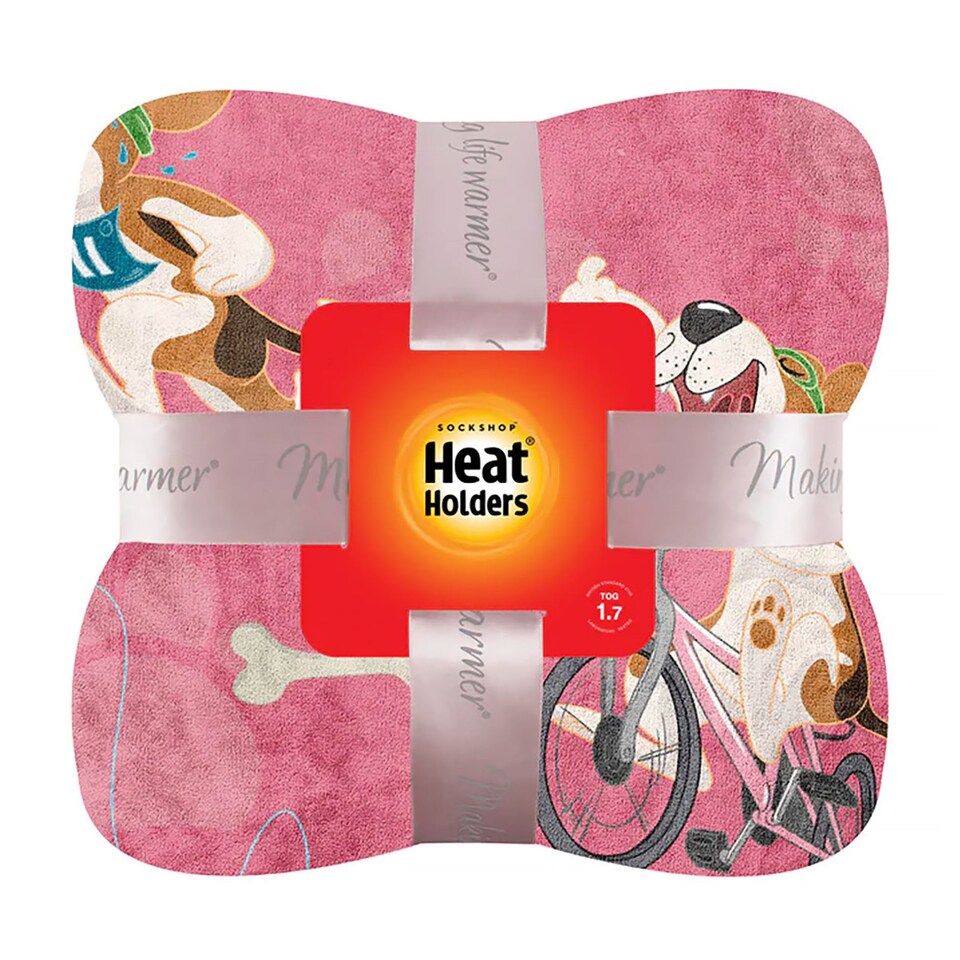 image 1 of Warm Quilted Fleece Pet Blanket for Winter with Cats & Dogs