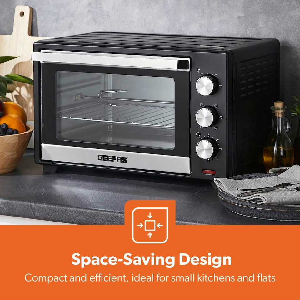 image 1 of GEEPAS 30L Mini Oven and Grill, 1600W