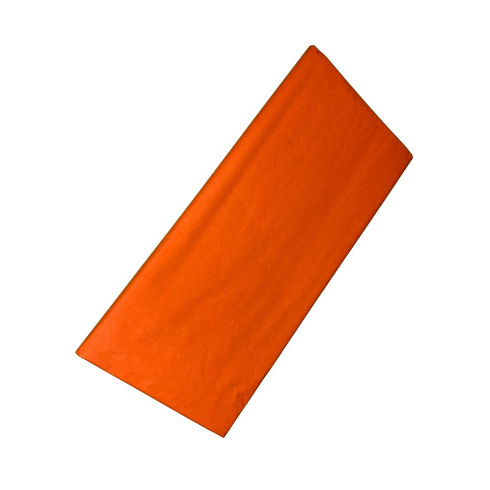 image 1 of Pack of 10 Orange 50x75cm Acid Free Tissue Paper