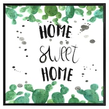Home sweet home (Picture Frame) Black | L