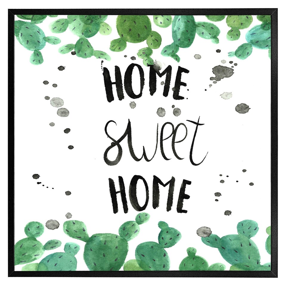 image 1 of Home sweet home (Picture Frame) Black | L