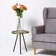 image 5 of Homescapes Artificial Orange Roses and Peonies Bouquet, 67 cm