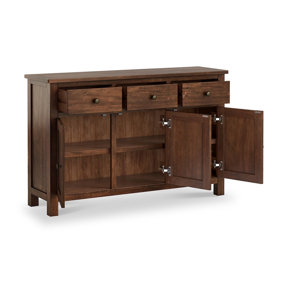 image 1 of Duchy Acacia Large Sideboard Cabinet - Fully Assembled By Roseland Furniture