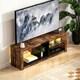 image 5 of HOMCOM TV Stand, Entertainment Centre with LED Lights, Rustic Brown | Brown | 1