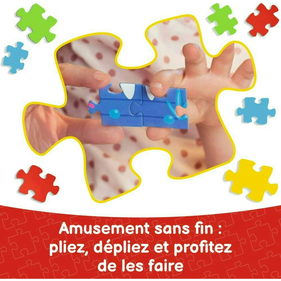 image 1 of Trefl World Map with Animals Puzzle - 25 Pieces