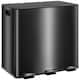 image 1 of HOMCOM 3 x 15L Triple Kitchen Bin Pedal Bin for Recycling and Waste Black | 45L