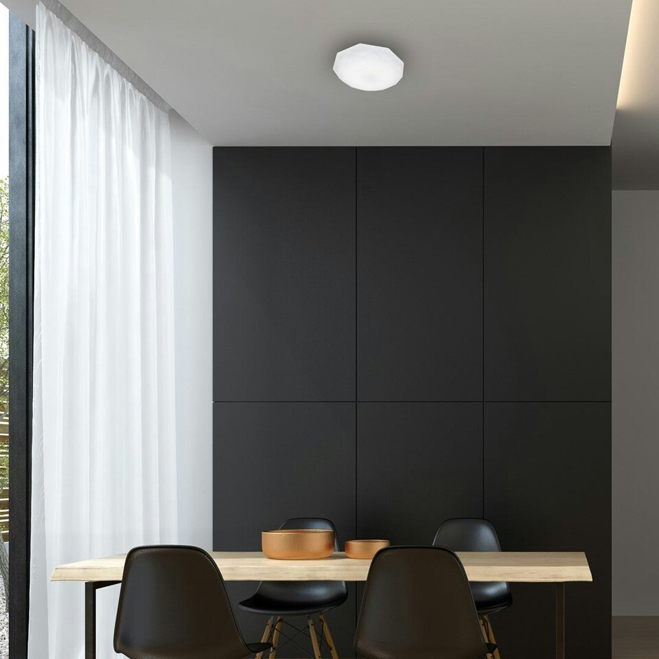image 1 of Milagro Ceiling Lamp Hex 12W Led White