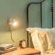 image 1 of ValueLights Benton Brushed Chrome Plug In Wall Light & Bulb Chrome