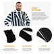 image 3 of Men's Black and White Striped Suit Costume N/A | S