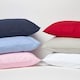 image 5 of Homescapes Blue Cotton Kids Pillowcases 40 x 60 cm 200 Thread Count - 2 Pack Blue