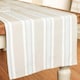 image 1 of Millstone Blue Stripe Table Runner Blue