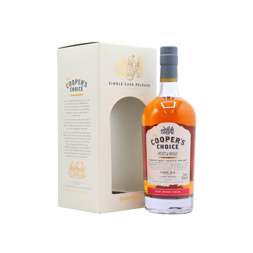 Caol Ila - Cooper's Choice - Sweet & Smoky Single Port Cask No. 9102 2008 Whisky