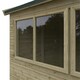 image 3 of 10ft x 6ft (2950mm x 1750mm) Horsforth Elite Pressure Treated Shiplap Pent Shed with 2 Windows