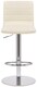 image 3 of Deluxe Aldo Cream Bar Stool - Adjustable Swivel Breakfast & Kitchen Stool