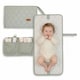 image 1 of MiniDream Baby Travel Changing Mat with Pockets & Hanging Strap - Sage