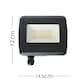 image 4 of ValueLights LED 30w IP65 Black Outdoor Garden Flood Wall Light In Cool White