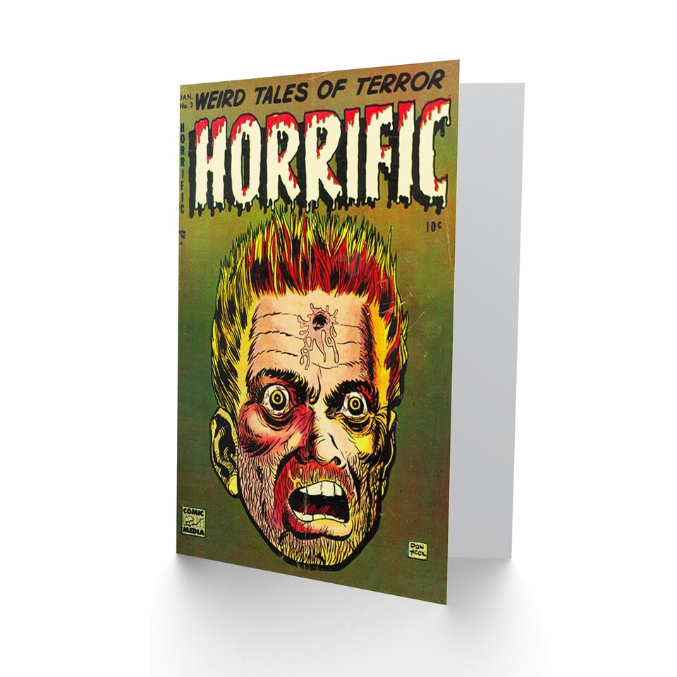image 1 of Comics Weird Tales Terror Horrific Birthday Card