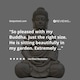 image 2 of Sitting in Meditation Buddha Brown Indoor and Outdoor Statue&nbsp;L30 W24 H41 cm