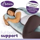 image 6 of Aamira U-Shaped Pregnancy Pillow Memory Foam Maternity Nursing Support Cushion Blue & Grey | Blue | Blue | One Size | 1