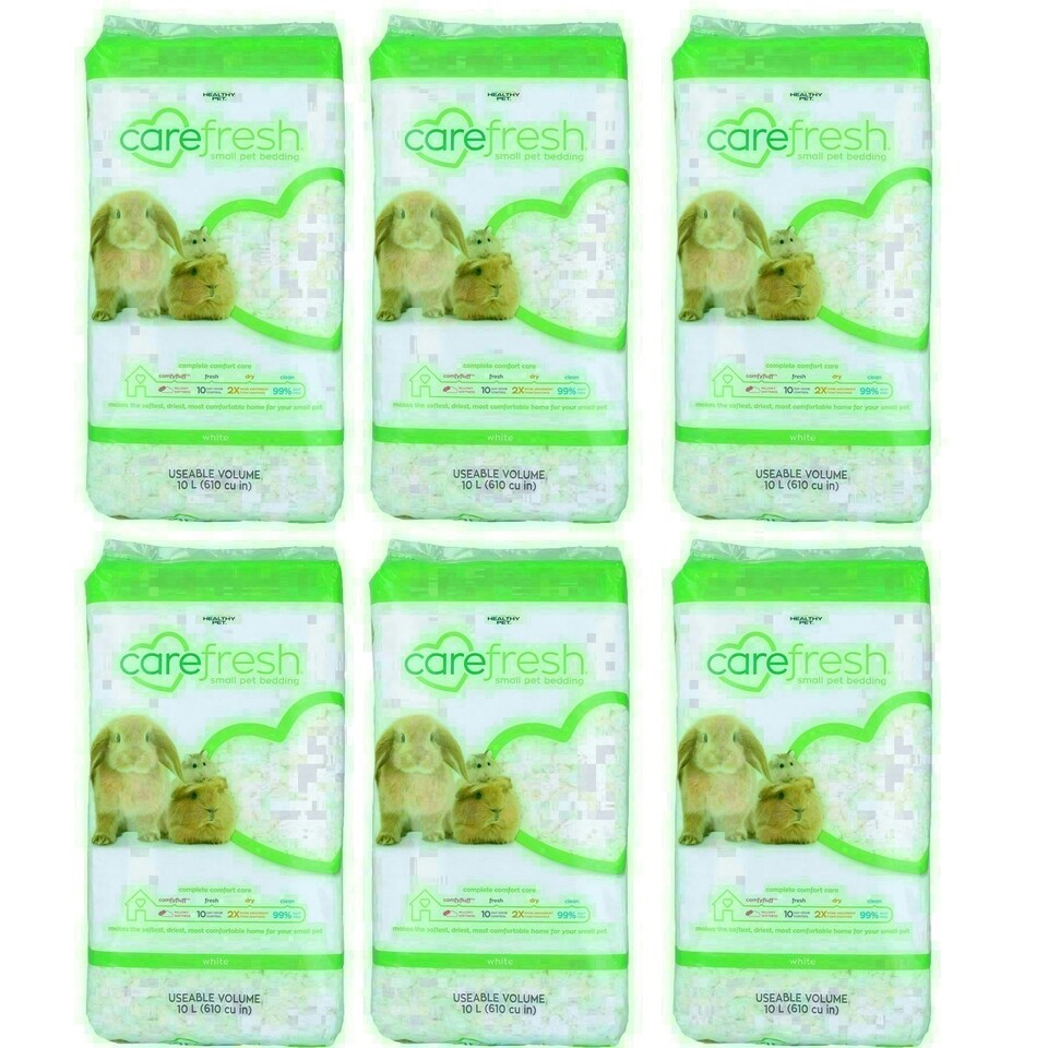 image 1 of 6PK Ultra White 10L Quality Pet Small Animal Bedding 99% Dust Free