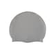 image 2 of Arena Unisex Adult Classic Silicone Swim Cap - Silver/Black - One Size