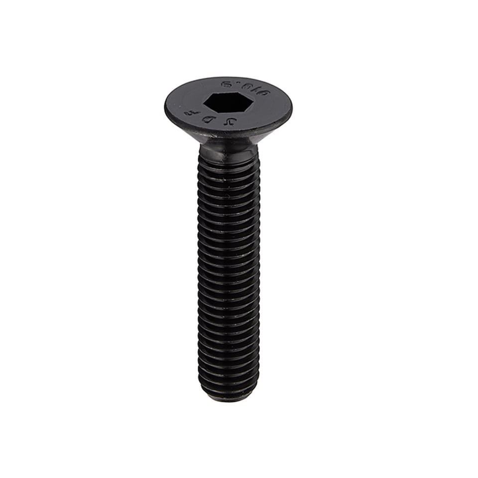 Unifix Grade 10.9 Socket Csk Head Screws M16 x 160 - Box of 25 | Black | M16 x 160