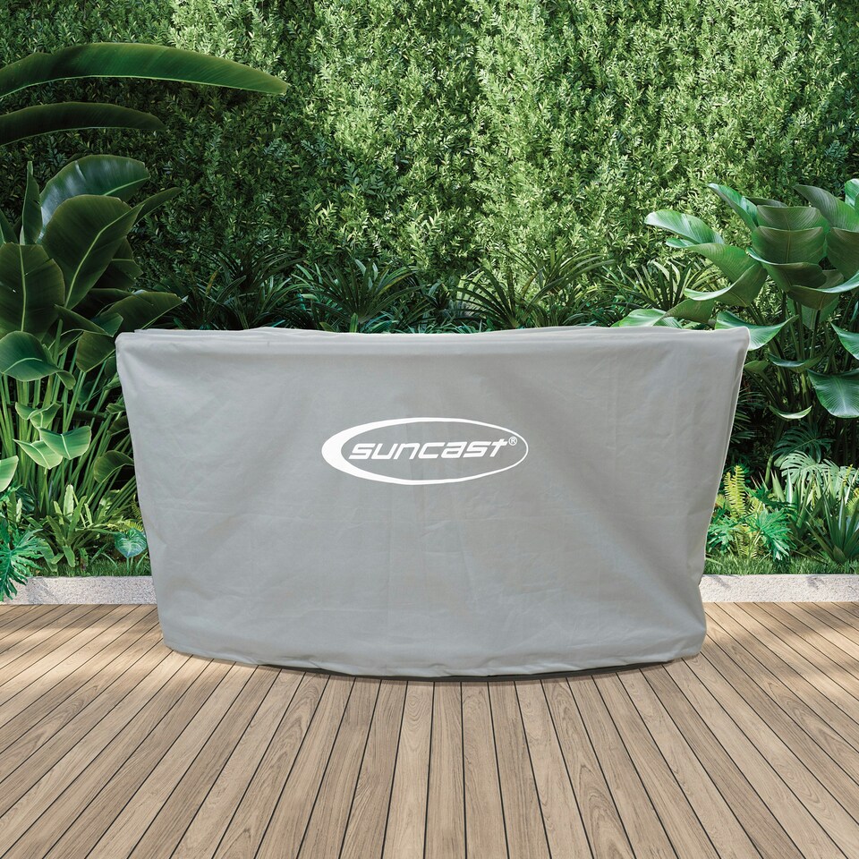 image 1 of Suncast Cover for Backyard Oasis Garden Bar | Grey