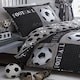 image 2 of Portfolio Home Shoot Football Reversible Soft Easy Care Bed Linen Bedding Duvet Cover Quilt Set With Pillow Cases Multi | Single
