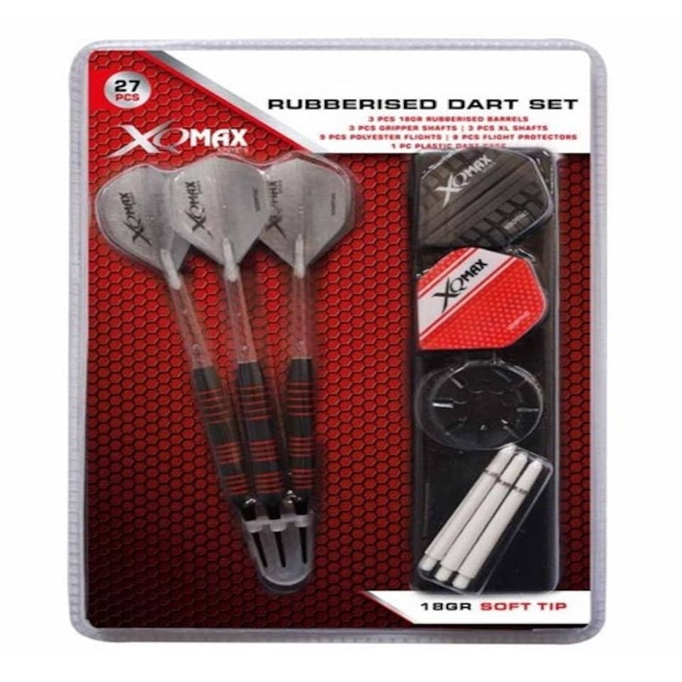 image 1 of XQ Max - Set of Darts (3x18g) with extra Flights and Stems
