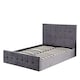 image 5 of Ottoman Storage Bed grey 4ft 6 small double velvet cushioned bedroom