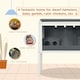 image 8 of PawHut Wooden Hamster Cage for Dwarf Hamsters, Gerbils, Rutin Chicken w/ Shelf