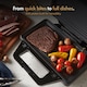 image 5 of VonShef 3 in 1 Snack Maker for Toasties, Waffles & Paninis