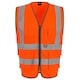 image 1 of Pro RTX High Visibility Unisex Adults Executive Waistcoat - Hi Vis Orange - 3XL