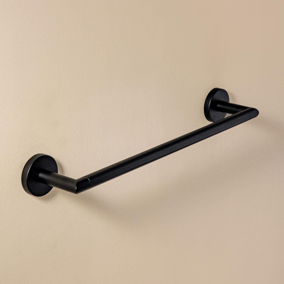 image 1 of COSMIC Towel rack, 40cm, Matt black, Anti-corrosion, Start Collection