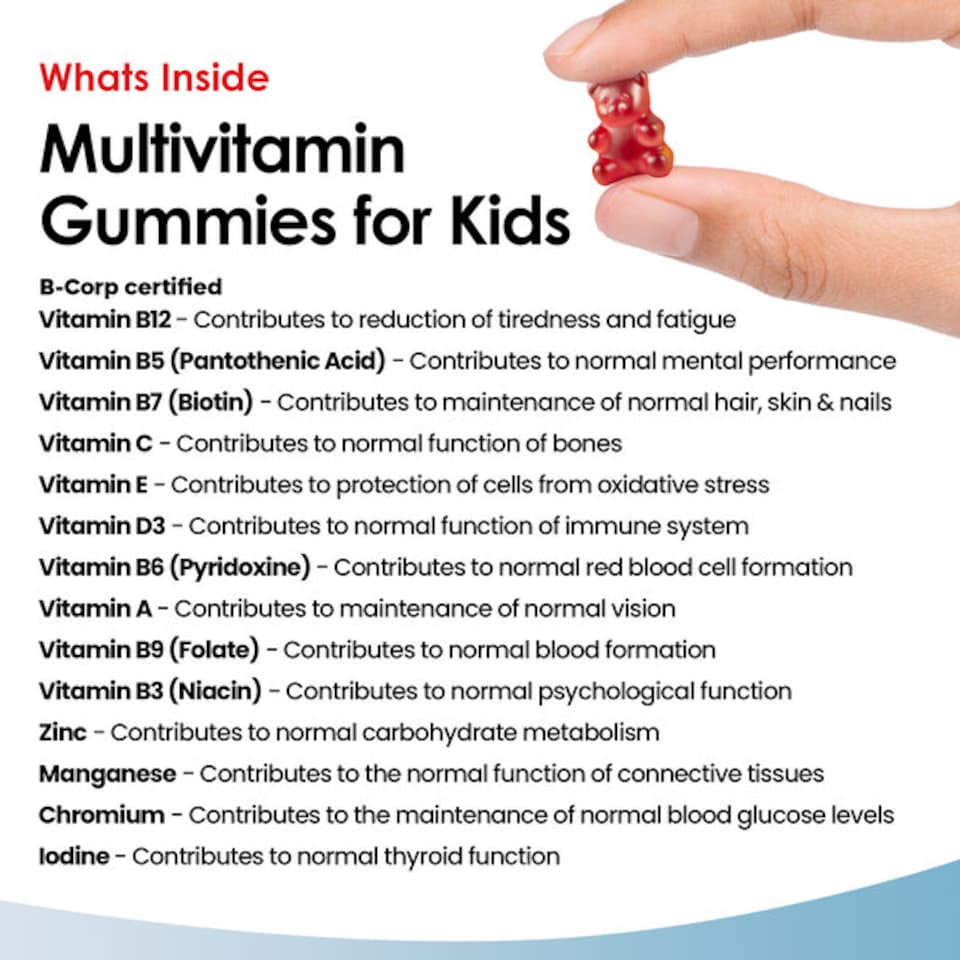 image 1 of Multivitamin Gummies For Kids - 60 Chewable Vitamins