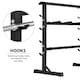 image 5 of Yaheetech  3 Tier Dumbbell Barbell Rack Black