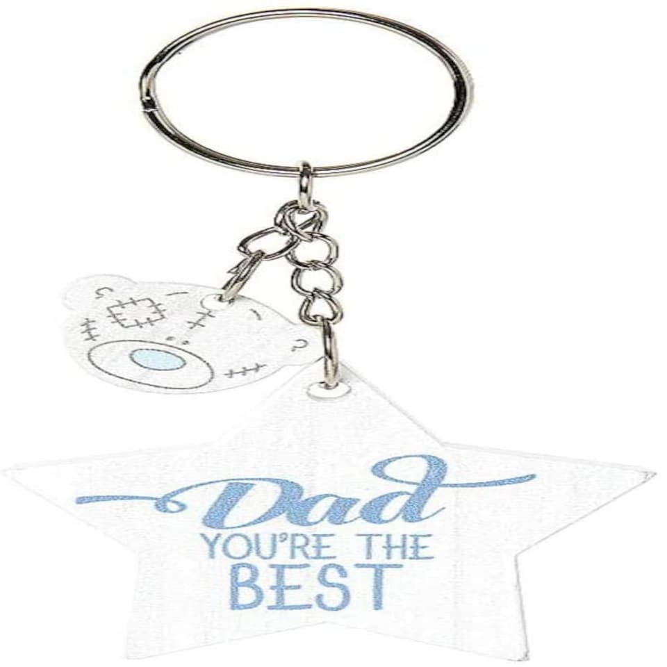 image 1 of Me to You Best Dad Star Keyring