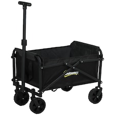 Outsunny 41L Festival Trolley, 60kg Heavy Duty Folding Trolley Cart, Black